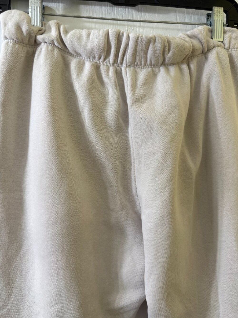🦋 2/30 LazyPants Cream Jogger Sweatpants Size Small - Picture 8 of 9